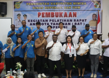 754 Koperasi Tercatat di Mimika, Samuel Yogi Dorong Pengurus Aktif Benahi Tata Kelola