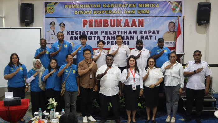 754 Koperasi Tercatat di Mimika, Samuel Yogi Dorong Pengurus Aktif Benahi Tata Kelola