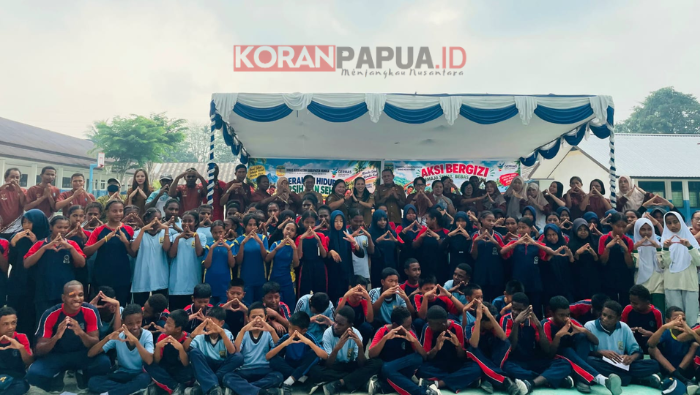 Ketua OSIS SMPN 1 Mapurujaya Ajak Siswa Hidup Sehat lewat Edukasi PHBS Dinkes Mimika