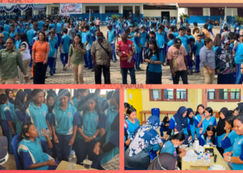 Aksi Bergizi di SMPN 8 Mimika: Sekolah Tegaskan Komitmen Cegah Anemia Sejak Remaja