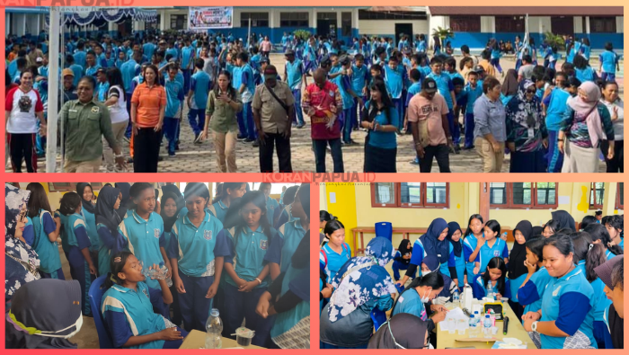 Aksi Bergizi di SMPN 8 Mimika: Sekolah Tegaskan Komitmen Cegah Anemia Sejak Remaja