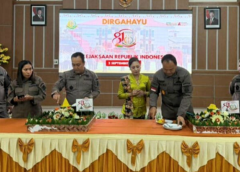 HUT ke-81 Kejaksaan, Kejari Mimika: Kepercayaan Publik Harus Dijaga