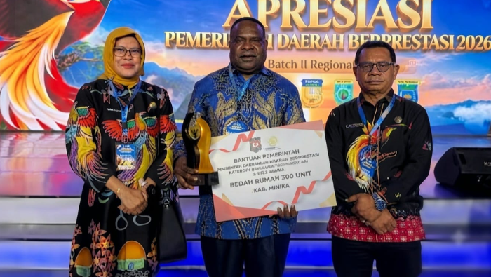 Mimika Raih Terbaik I Program 3 Juta Rumah dari Kemendagri, Dapat Bantuan 300 Bedah Rumah