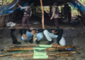 Razia Besar di Kwamki Narama, Polisi Sita 423 Anak Panah dan Bongkar 4 Tenda Perang