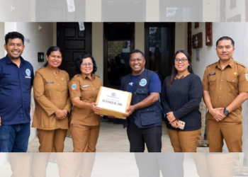 Kesbangpol Mimika Kunjungi Amungsa Cares, Bahas Kolaborasi
