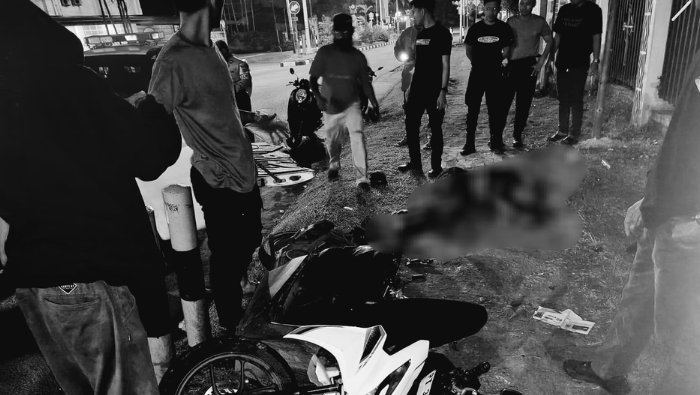 Kecelakaan Tunggal di Depan Katedral Tiga Raja Timika, Pengendara Motor Tewas