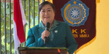 Pengurus PKK Iwaka Dikukuhkan, Suzy Rettob Minta Fokus Jawab Kebutuhan Warga