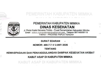 Dinkes Mimika Terbitkan Edaran Kabut Asap, Perkuat Kewaspadaan ISPA
