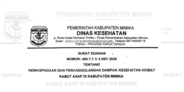 Dinkes Mimika Terbitkan Edaran Kabut Asap, Perkuat Kewaspadaan ISPA