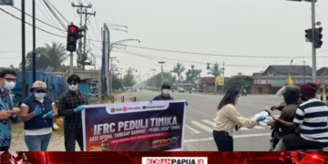 IFRC 2026 Mimika Bagikan 6.000 Masker, Siagakan Tim Medis