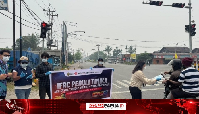 IFRC 2026 Mimika Bagikan 6.000 Masker, Siagakan Tim Medis