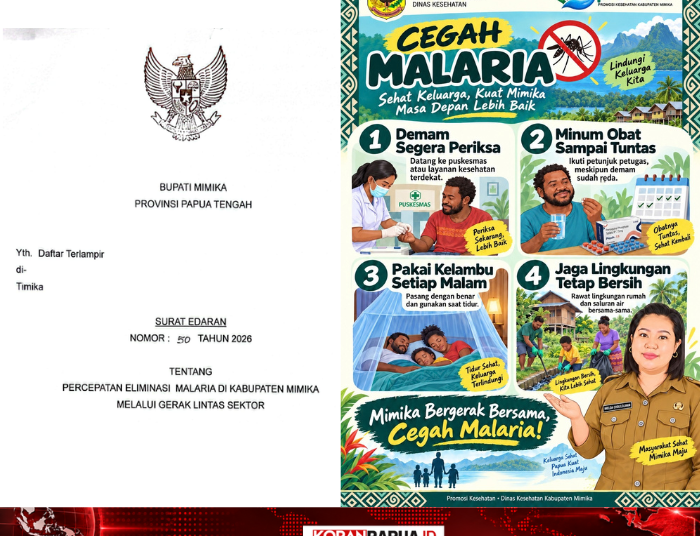Bupati Mimika Ajak Lawan Malaria, Ini Peran Kita