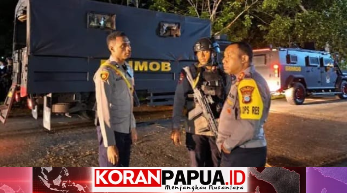 Dipicu Kesalahpahaman, Massa Serang Pos Keamanan dan Bakar Mobil di Kwamki Narama