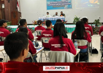 Dinsos Mimika Sosialisasikan Kampung Siaga Bencana