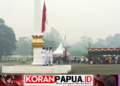 Kabut Asap Selimuti Upacara HUT ke-30 Mimika, Bupati Soroti Kualitas Udara