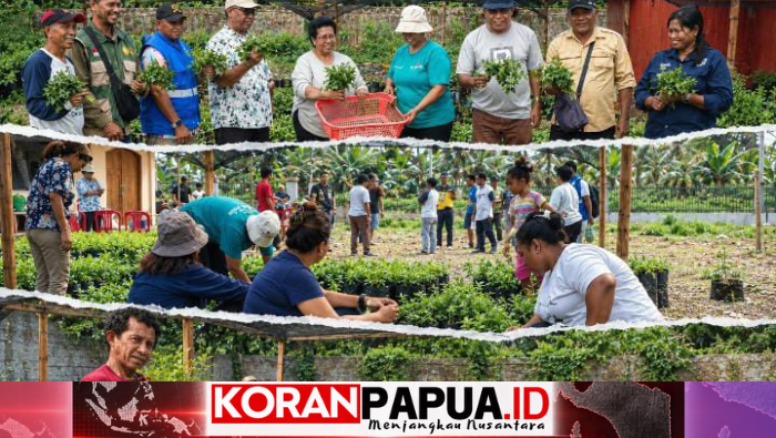 Rumah Sayur GPDP Jemaat Semua Umat Dorong Kemandirian Ekonomi di Mimika