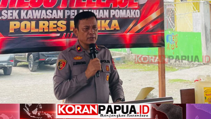 1.856 Liter Sopi Dimusnahkan, Begini Modus Miras Ilegal Masuk Mimika