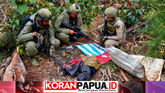 Satgas Damai Cartenz Temukan Ratusan Selongsong Peluru di Honai Intan Jaya