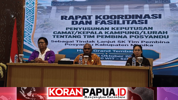 Dinkes Mimika Perkuat Posyandu Lewat Kerja Sama Lintas Sektor
