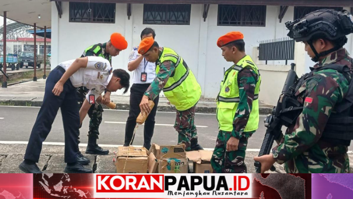 Satgas Pasgat Gagalkan Pengiriman 36 Botol Miras Ilegal ke Oksibil