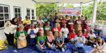 PT Freeport Dorong Mama-Mama SP 9 dan SP 12 Olah Pangan Lokal