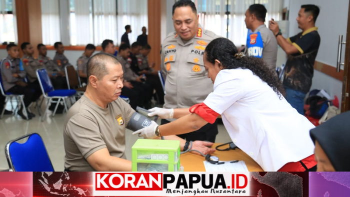 Donor Darah HUT ke-75 Humas Polri, Polda Papua Kumpulkan 84 Kantong