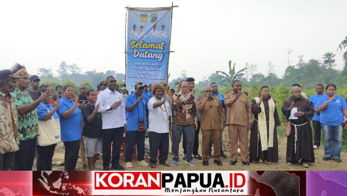 Pusat Operasi UMKM Mimika Mulai Dibangun, Emanuel: Jangan Berhenti di Peletakan Batu