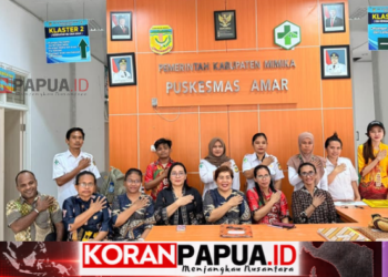 Kunjungi Puskesmas Amar, Dinkes Mimika Tekankan Disiplin dan Kebersihan