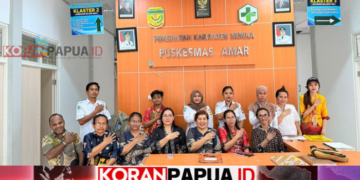 Kunjungi Puskesmas Amar, Dinkes Mimika Tekankan Disiplin dan Kebersihan