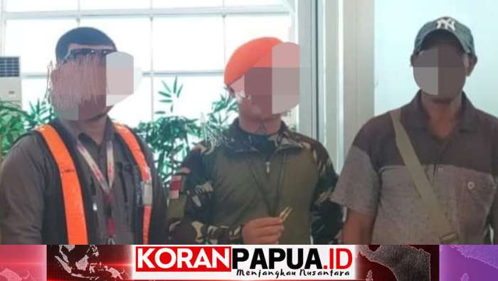 Satgas Pasgat Amankan Dua Butir Amunisi Aktif di Bandara Mopah Merauke