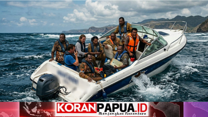 Sempat Hilang, 10 Pejabat dan Legislator Fakfak Selamat usai Speedboat Bocor di Laut Sorong