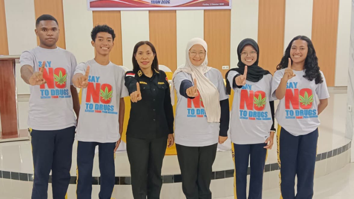 Pelajar Mimika Diminta Berani Tolak Narkoba, Tekanan Teman Jadi Salah Satu Pemicunya